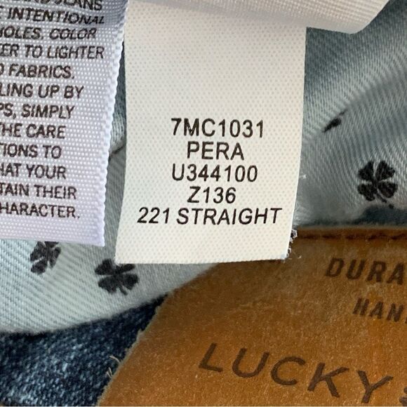 Lucky Brand 221 Straight Comfort Flex Men's Jeans size 36 x 30 - Picture 9 of 14